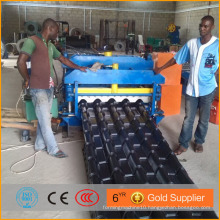 glazed roof tile roll forming construction machine tile machine for sale